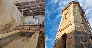 Les obres de restauraci dels antics safareigs i la torre del dipsit de lArbo avancen a bon ritme