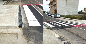 LAjuntament de lArbo completa les obres de construcci de 4 passos de vianants elevats a les avingudes de Sant Jordi, Peneds, Tarragona i Institut