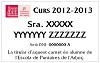 Imatge del carnet de lEscola de Puntaires (autor: Aj. Arbo)