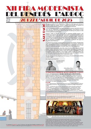 Programa dactes de la XII Fira Modernista del Peneds