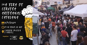 Explosi de sabor i tradici: lArbo acull aquest dissabte la 15a Fira de la Cervesa Artesanal Catalana