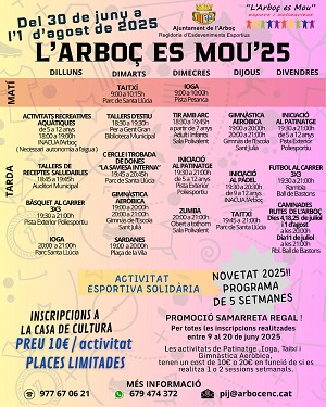 LArbo es Mou! celebra l11a edici amb cinc setmanes dactivitats esportives i saludables