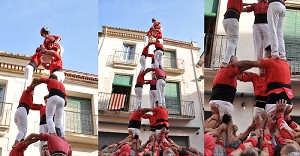 Els Minyons de lArbo completen una diada esperanadora amb la primera torre de sis de la temporada