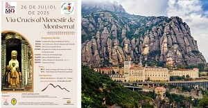 La Parrquia, la Germandat i els Cos de portants de lArbo organitzen un Via Crucis solemne al Monestir de Montserrat