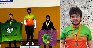 Den�s Carnicero, nou campi� de Catalunya sub-21 de tir amb arc