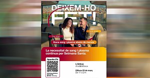 L�Arbo� acollir� una nova jornada de donaci� de sang i plasma el pr�xim dilluns 23 de mar�