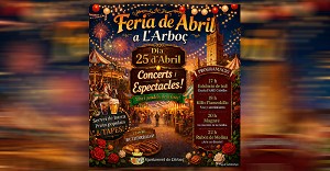 L´Arboç celebrarà la Feria de Abril 2026 amb música, gastronomia i cultura L´Arboç celebrarà la Feria de Abril 2026 amb música, gastronomia i cultura