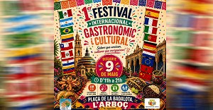 L�Arbo� celebrar� el 1r Festival Internacional Gastron�mic i Cultural aquest dissabte 9 de maig a la pla�a de la Badalota