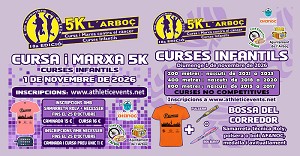 L�Arbo� reobre les inscripcions de la 10a Cursa 5K contra el c�ncer, que se celebrar� l�1 de novembre